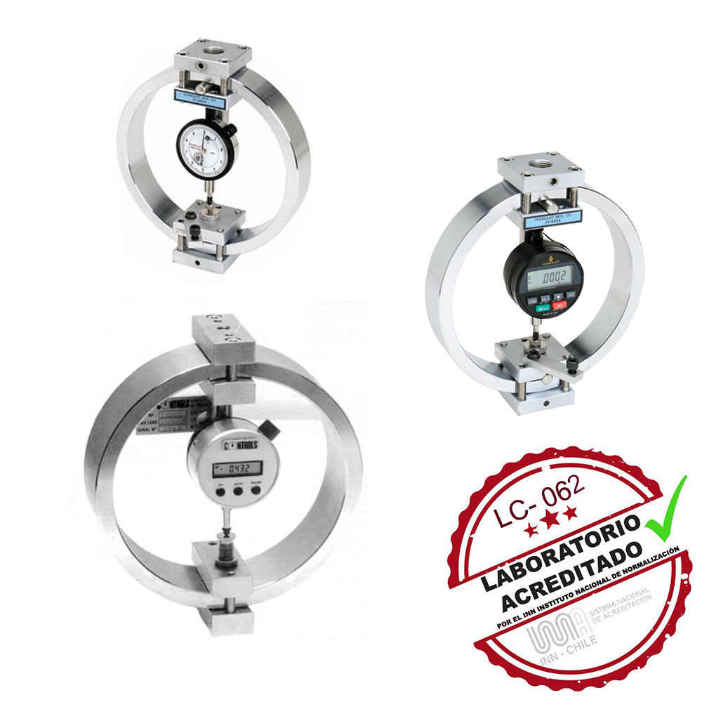 Calibración de Anillo Medidor de Fuerza CBR