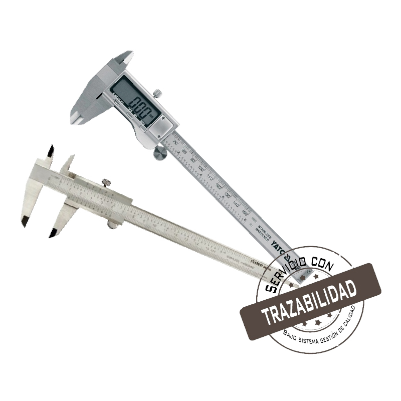 Calibración Pie de metro 0 hasta 2000 mm