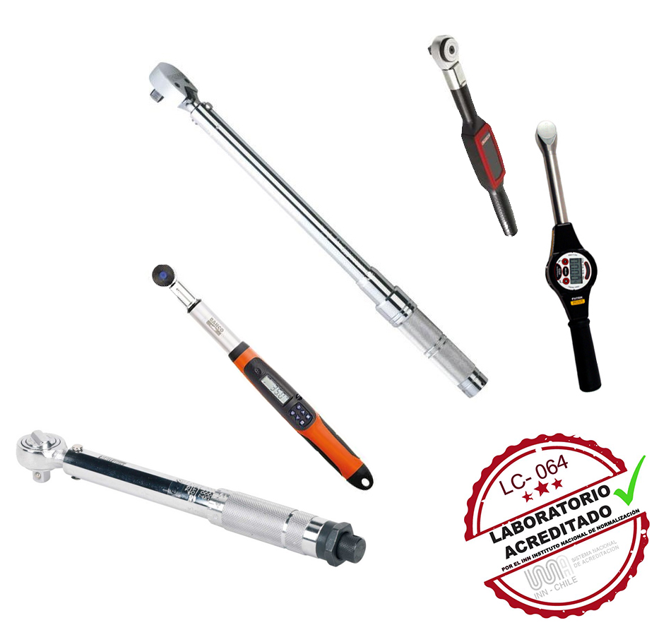 Calibración Llaves de Torque 20 a 400 Nm